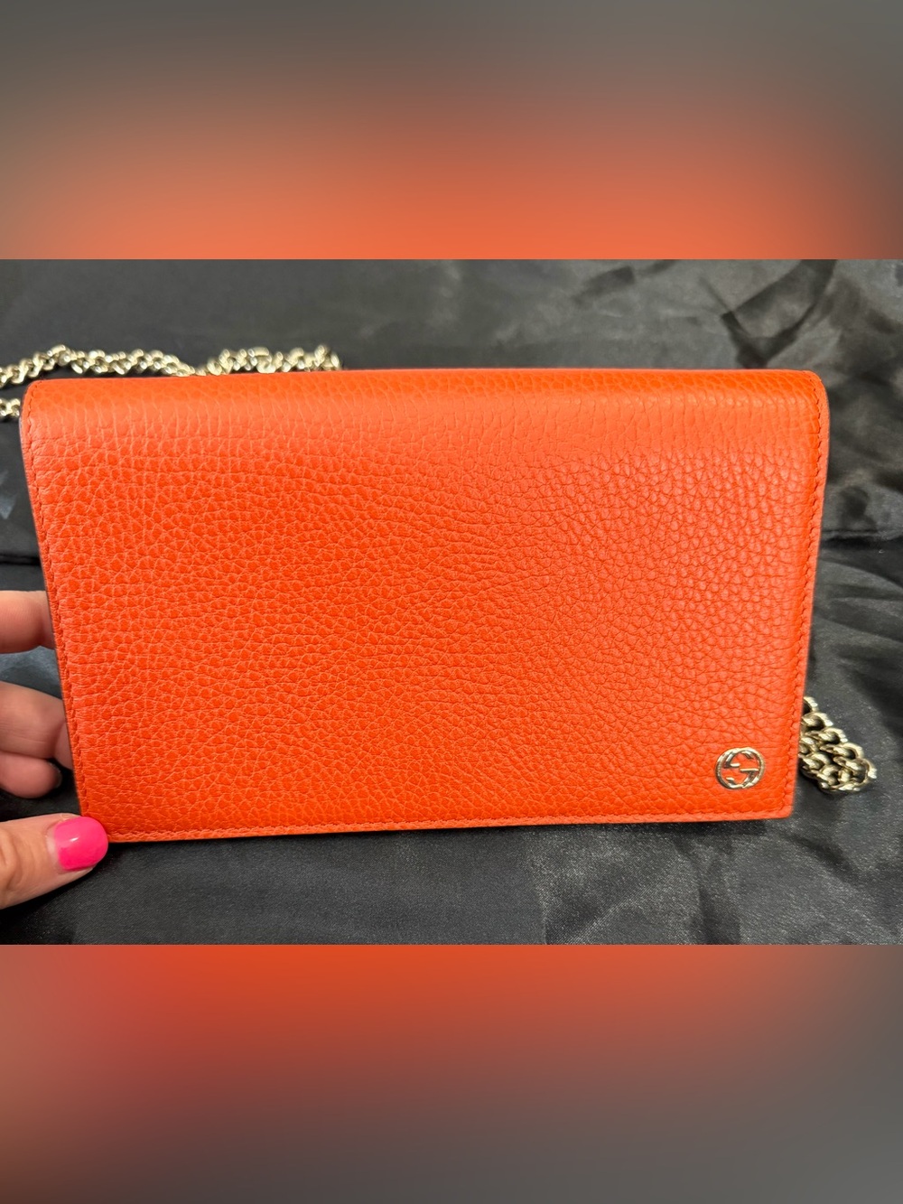 Gucci Dollar Calfskin medium Betty chain wallet - Picture 2 of 15